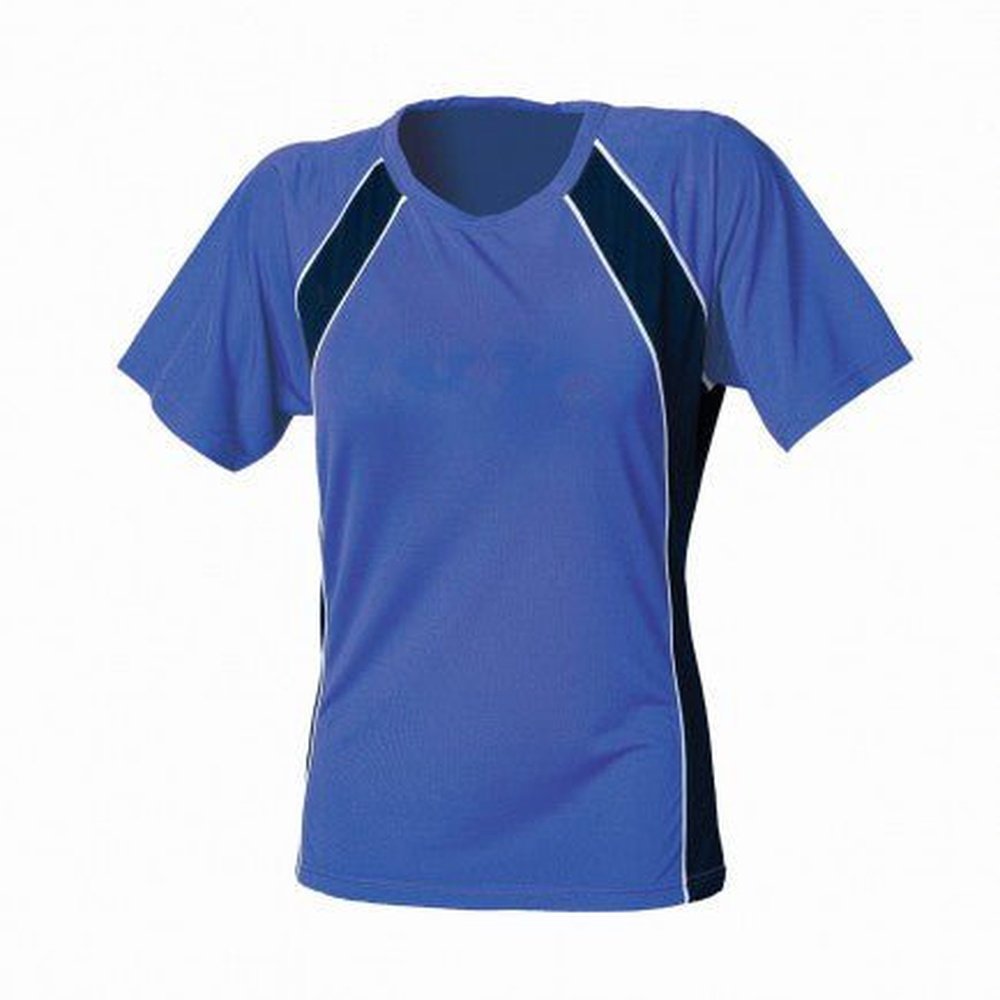 Ladies Short Sleeve Coolplus Team Sports Training T-Shirt Top LV251