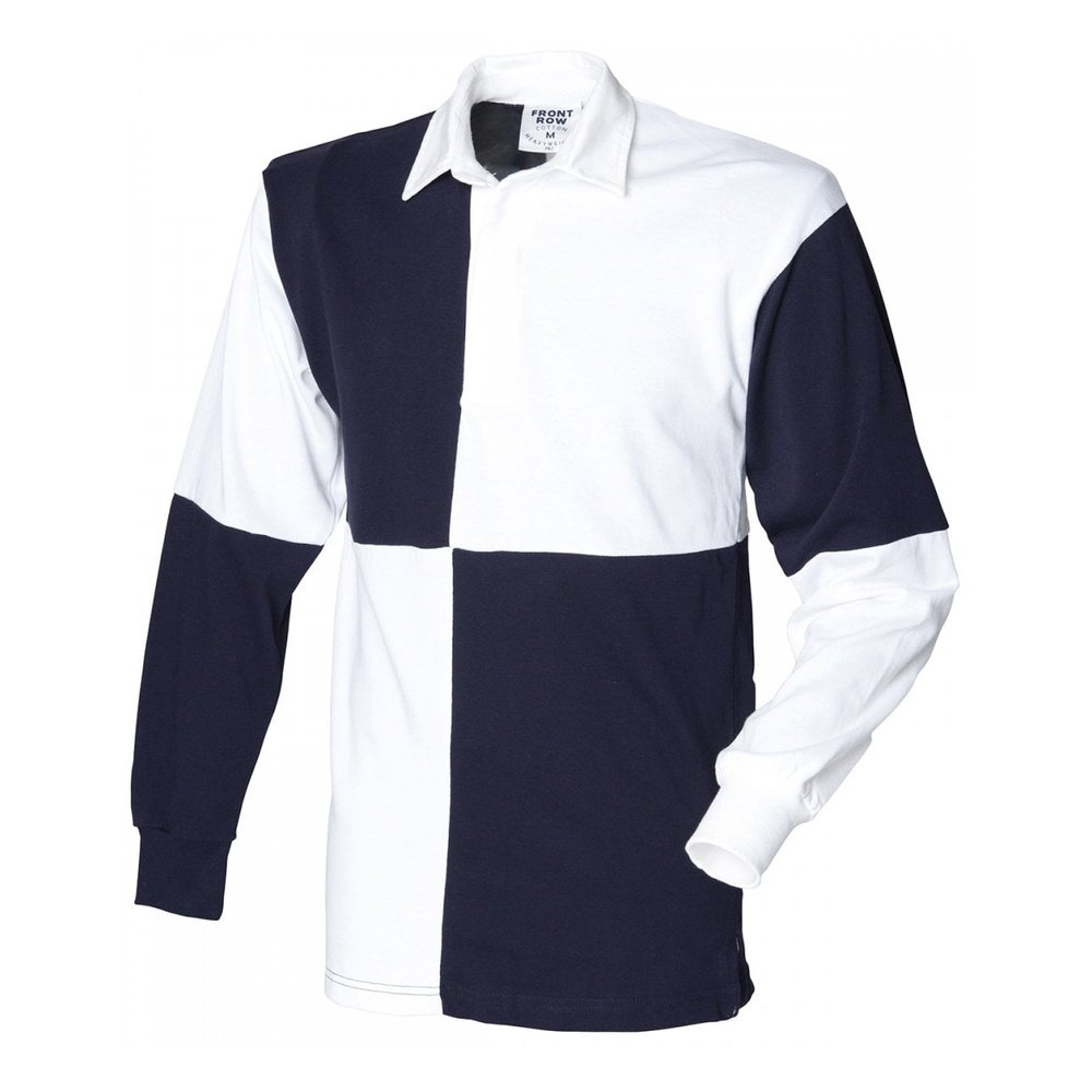 RUGBY SHIRT LONG SLEEVED HARLEQUIN FRONT ROW FR02